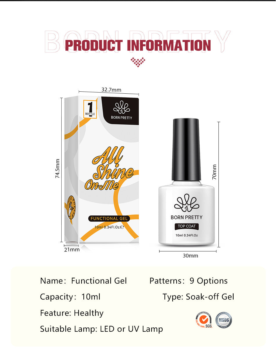 Rubber Base ou Top Coat Born Pretty®️