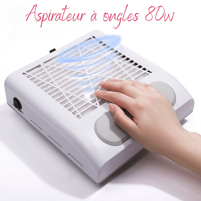 Aspirateur à ongles, 80w, disponible en 2 coloris - La Boutique Origi'Nails™️