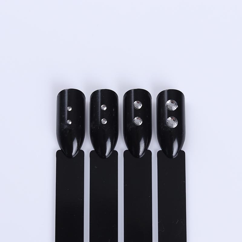 Boite de Strass à coller, Diamant Argenté (contient 4 tailles de 1,2mm à 4mm) - La Boutique Origi'Nails™️