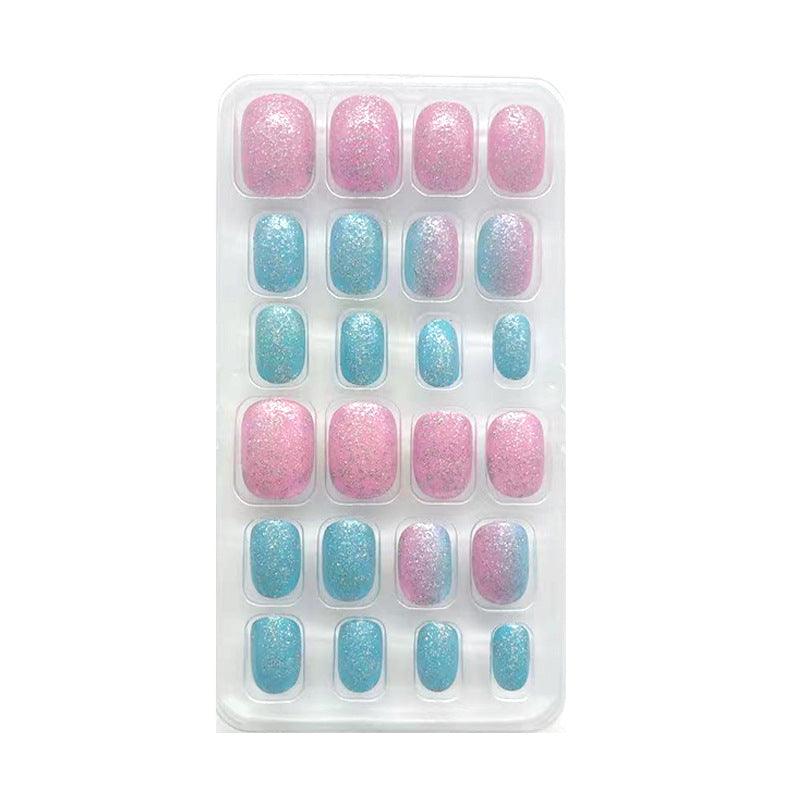 Press On Nails pour enfant, 24 pièces, disponible en 16 coloris - La Boutique Origi'Nails™️