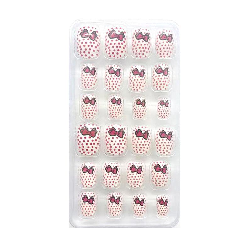 Press On Nails pour enfant, 24 pièces, disponible en 16 coloris - La Boutique Origi'Nails™️