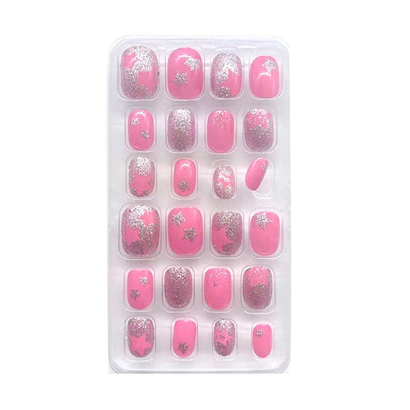 Press On Nails pour enfant, 24 pièces, disponible en 16 coloris - La Boutique Origi'Nails™️