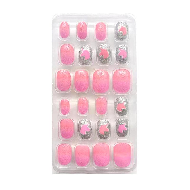 Press On Nails pour enfant, 24 pièces, disponible en 16 coloris - La Boutique Origi'Nails™️