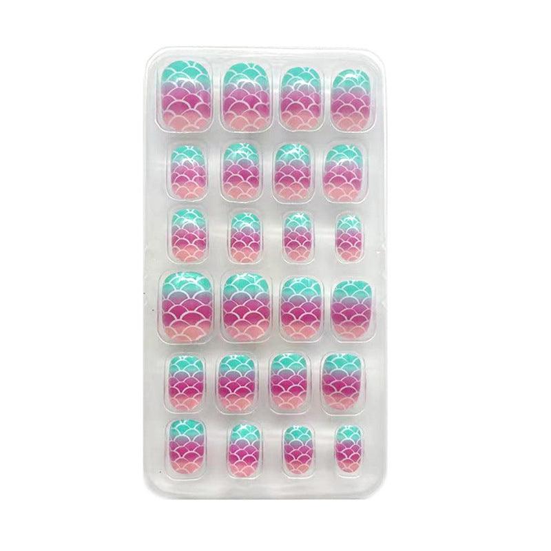 Press On Nails pour enfant, 24 pièces, disponible en 16 coloris - La Boutique Origi'Nails™️