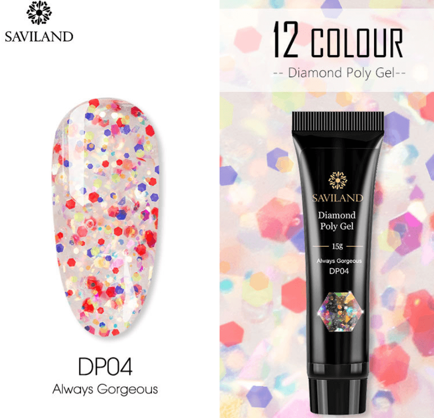 Tube Diamond Polygel 15g, 12 coloris disponibles - La Boutique Origi'Nails™️