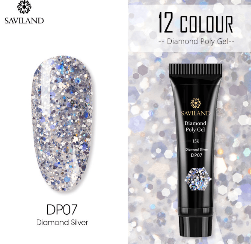 Tube Diamond Polygel 15g, 12 coloris disponibles - La Boutique Origi'Nails™️