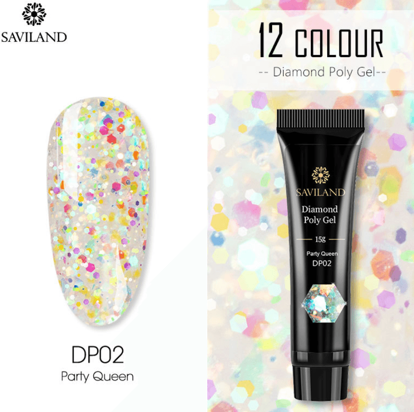 Tube Diamond Polygel 15g, 12 coloris disponibles - La Boutique Origi'Nails™️
