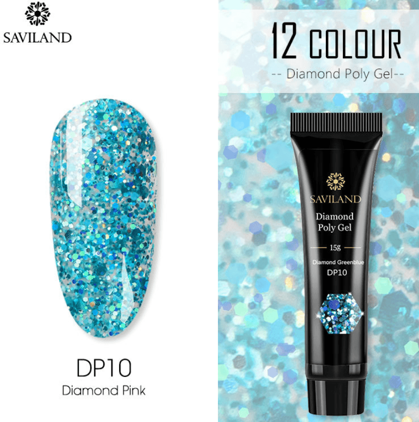 Tube Diamond Polygel 15g, 12 coloris disponibles - La Boutique Origi'Nails™️