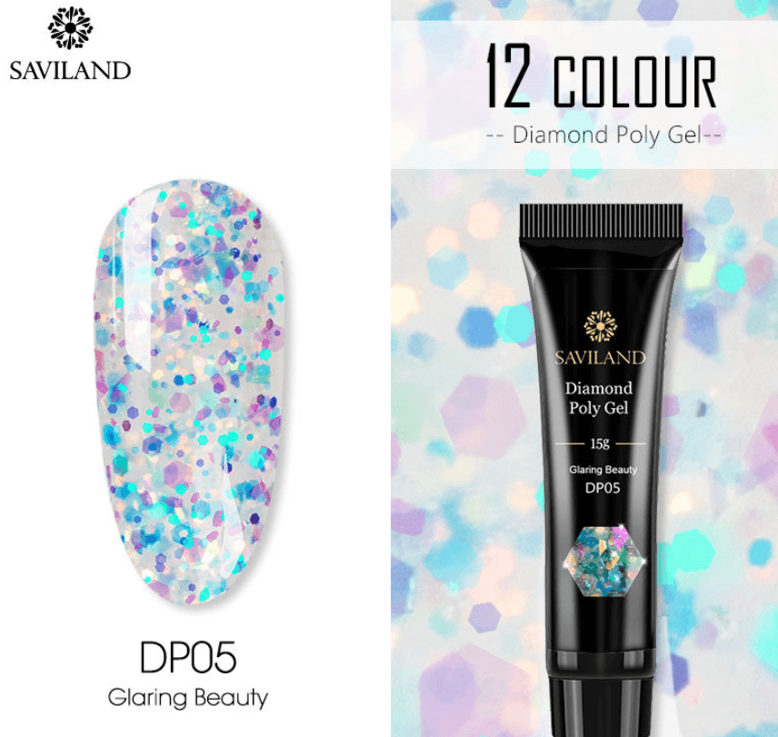Tube Diamond Polygel 15g, 12 coloris disponibles - La Boutique Origi'Nails™️