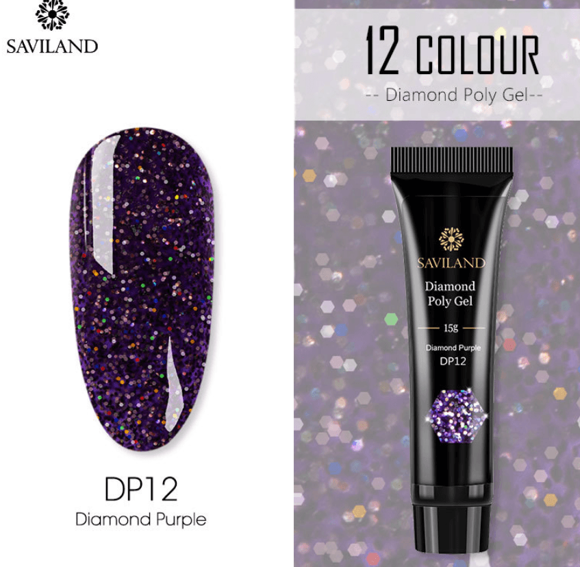 Tube Diamond Polygel 15g, 12 coloris disponibles - La Boutique Origi'Nails™️