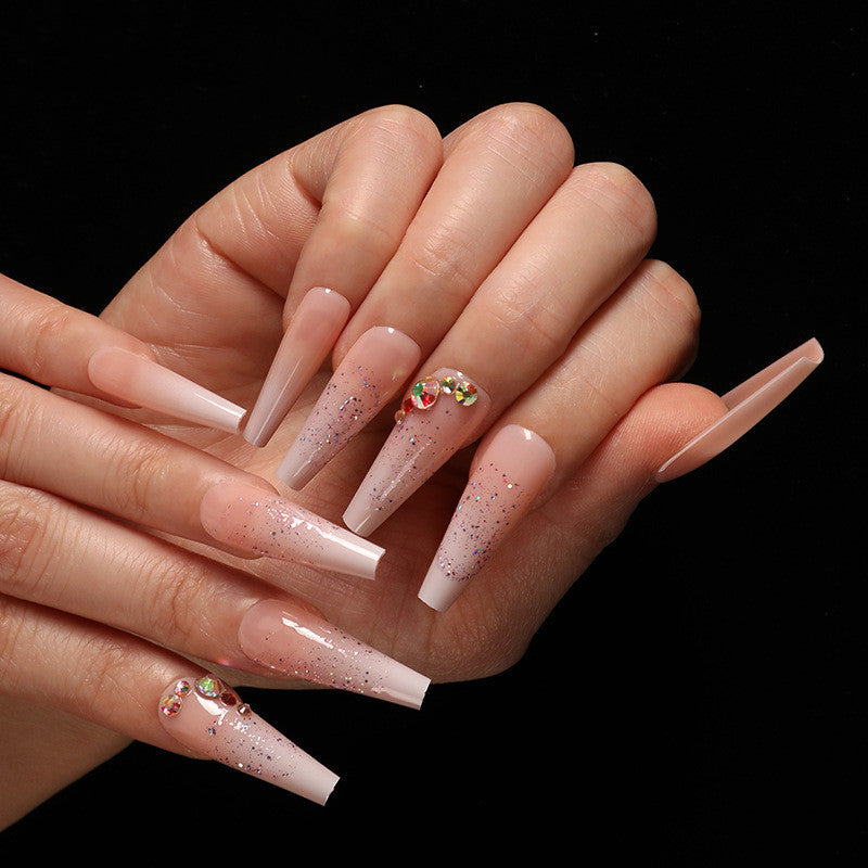 Press On Nails, Pink Elegance Sparkle