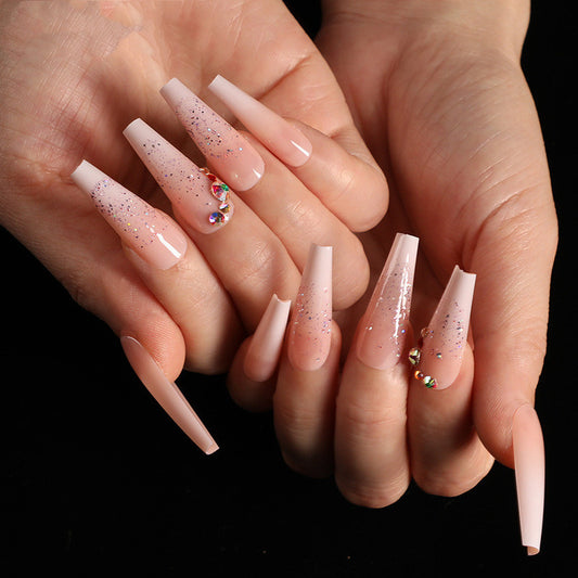 Press On Nails, Pink Elegance Sparkle