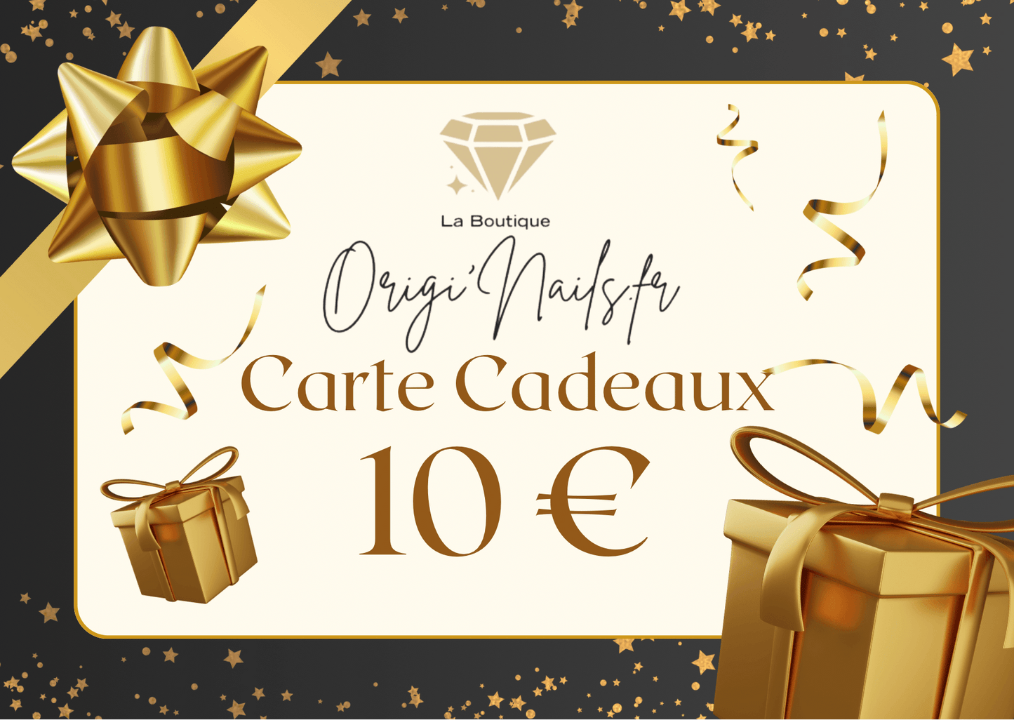 Carte Cadeaux Origi’Nails™️ - Choisissez le Cadeau Idéal !