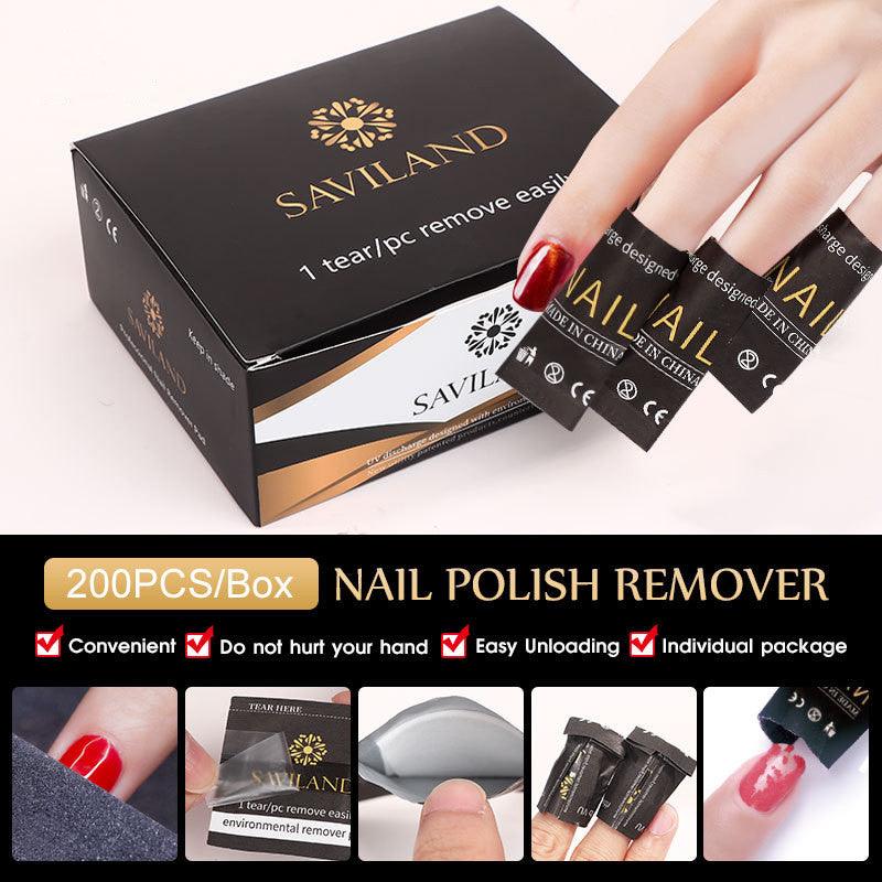 Papillotes de dépose Saviland®️, 200 pièces - La Boutique Origi'Nails™️