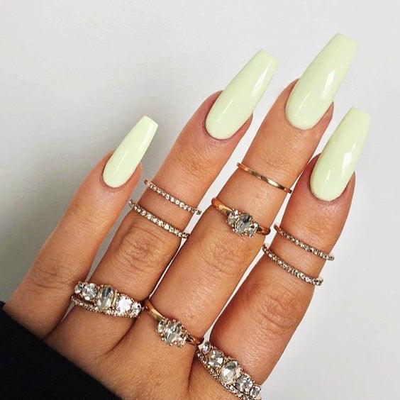 Capsules d’ongles Américains, Set de 24 pièces, disponible en 46 coloris - La Boutique Origi'Nails™️